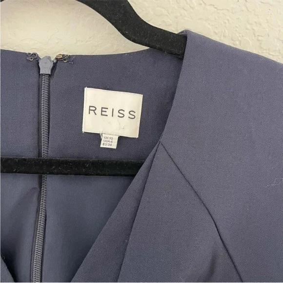 REISS Cap Sleeve Sheath Dress - Picture 3 of 8